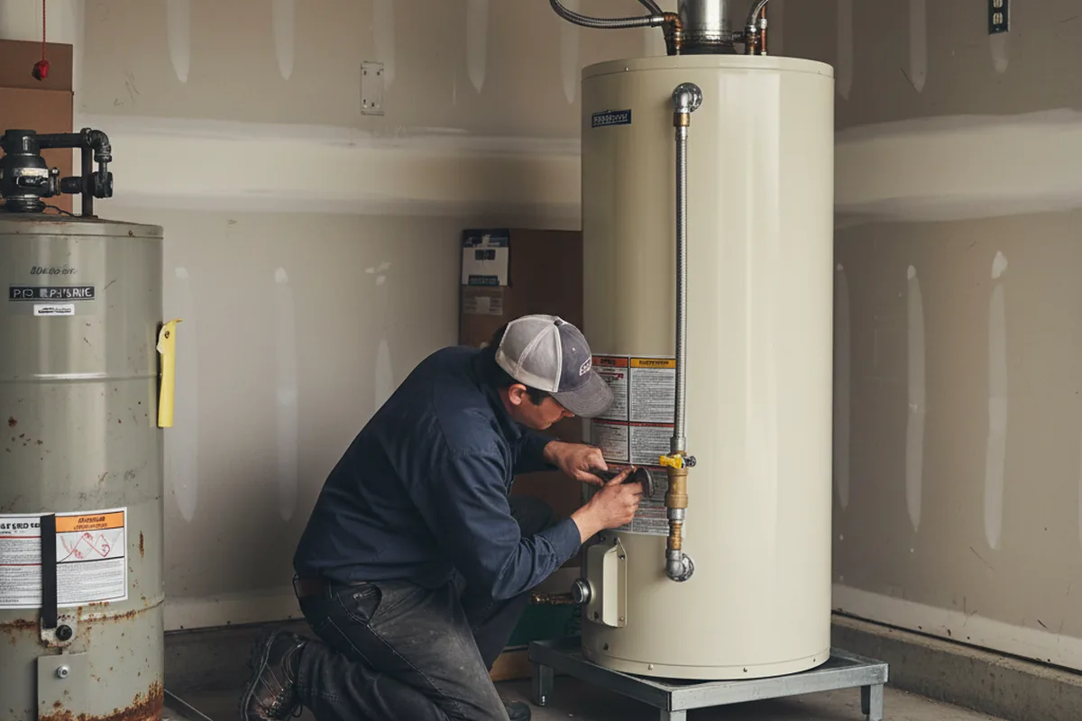 Water heater and shutoff valve replacement in Mill Valley